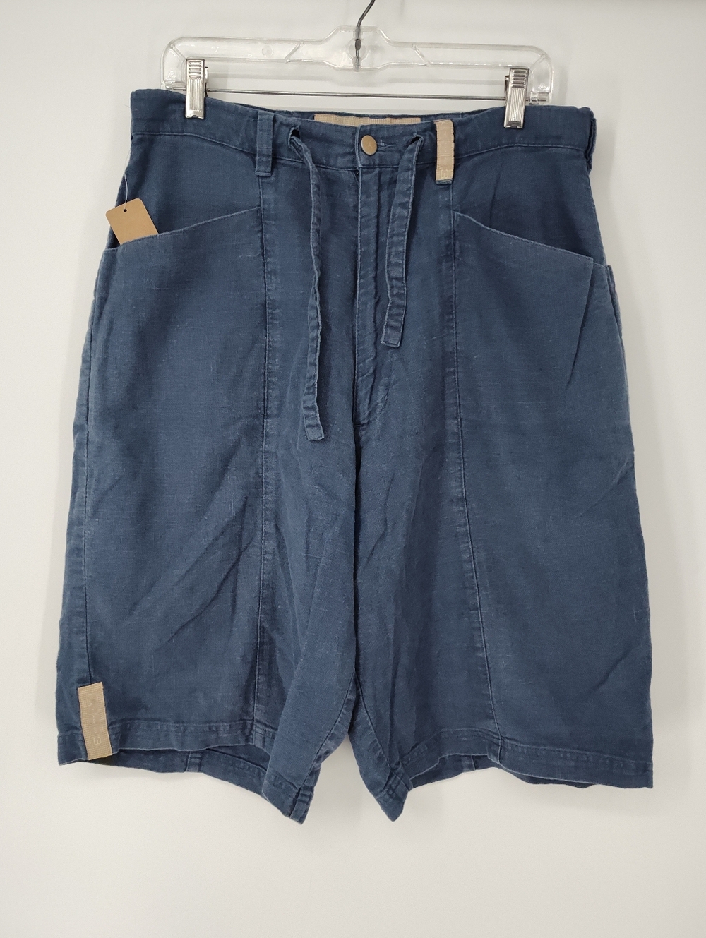 Jordan Two-3 Men's Soft Blue Flat Front Drawstring Shorts Size 36